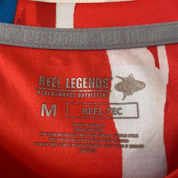Reel Legends Man Shirt size M BNWOT length 28” pit to pit 40” - Picture 2 of 8